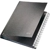 Leitz Trieur , pour format A4, numérique, 31 compartiments, carton gris, noir