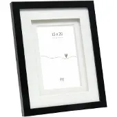 Deknudt S65KK2 noir 15x20 bois double passe-partout (44 x 2 cm)
