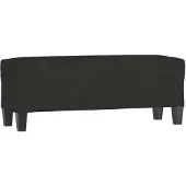 vidaXL Banc Noir 100x35x41 cm Tissu