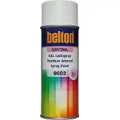 Belton Peinture aérosol RAL 9003 Blanc sécurité brillant 400ML SPECTRAL