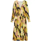 Desigual Robe olive / mélange de couleurs