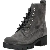 Gabor Bottes à lacets 'Schnürstiefelette Damen 71.711.39 Echtleder in grau' gris