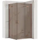 REA Cabine De Douche Hugo Double 90x100 Copper Brush