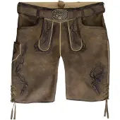 Spieth & Wensky Pantalon folklorique 'Eldorado' marron
