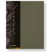 Dommelin Drap-housse Dommelin Olive (Satin 300TC)-90 x 220 cm