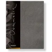 Dommelin Drap-housse Dommelin Gris Ardoise (Satin 300TC)-120 x 200 cm