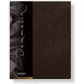 Dommelin Drap-housse Dommelin Choco (Satin 300TC)-90 x 200 cm