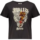 Deeluxe Leona M+ Short Sleeve T-shirt Noir,Gris XL Femme