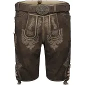 Krüger Collection Pantalon folklorique 'Olias' brun foncé