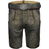 Stockerpoint Pantalon folklorique 'Wastl' gris foncé