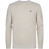 Petrol Industries Sweat-shirt gris chiné