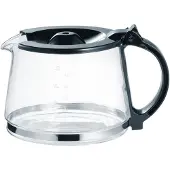 Severin GK5492 Verseuse en verre 1.4l (KA4487), Machine à café : accessoires, Noir, Transparent