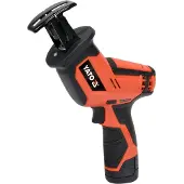 YATO Scie sabre à batterie 12V, 130mm (1 batterie 2Ah + chargeur)