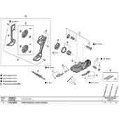 Shimano Rd-m8250 Jockey Wheel Set Argenté