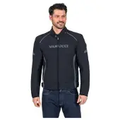 Vanucci VSJ-7 Hommes VESTE TEXTILE Noir 50