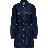 ONLY Robe-chemise 'ONLKetty' bleu foncé