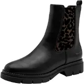 Tamaris Chelsea Boots brun foncé / noir