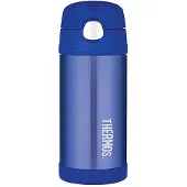 Thermos FUNtainer Baby avec paille - bleu 355 ml