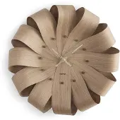 Nomon Brisa Horloge Murale Oak | Oak | Polished Brass