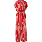 Comma Combinaison beige / rouge
