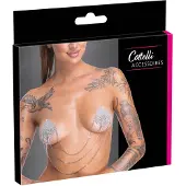 Cottelli - pasties chaînes pour tétons - argenté