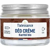 Natessance Déodorant Crème Karité Bio 50 g