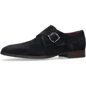 Manfield Chaussure à lacets bleu foncé