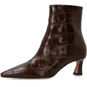 Manfield Bottines marron