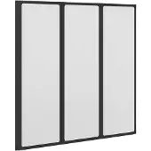 vidaXL Paroi pliante pour baignoire 117x120 cm 3 panneaux Pliable