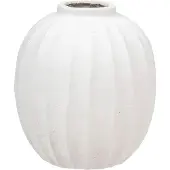 Atmosphera VASE CÉRAMIQUE BOULE AMIA 44.5CM BLANC MAT