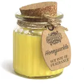 WGifts Bougie en pot à la cire de soja - Chèvrefeuille
