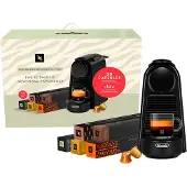 De'Longhi Nespresso Essenza Mini Bundle Noir En85.b – Machine À Café Capsules - Design Compact 19 Bars
