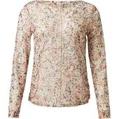 Comma casual identity T-shirt beige / olive / rose