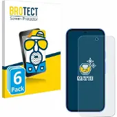 BROTECT Protection Mat (6 pcs, Google Pixel 10), Téléphone portable : film de protection, Transparent