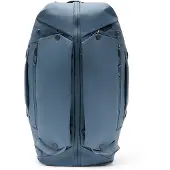 Peak Design Sac de voyage Duffelpack (Sac à dos photo, 65 l), Housse pour appareil photo, Noir, Bleu