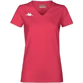 Kappa Brizza Kurzarm-t-shirt Rot XL Frau Rot XL