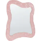 Beliani Miroir PENCRAN 60 cm 80 cm Bois Rose