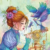 Grafika Puzzle La Fille aux Oiseaux - 1000 pièces