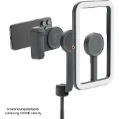 ShiftCam SnapGrip Creator Kit Pro – Connexion magnétique sécurisée – Déclencheur Bluetooth naturel – Batterie externe sans fil intégrée - Noir