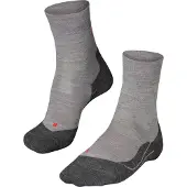 Falke RU4 Endurance Wool, chaussettes de running, homme , gris clair