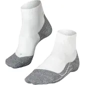 Falke RU4 Light Performance Short, chaussettes de running, hommes, blanc
