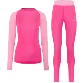 Kari Traa Kaia Long Sleeve Base Layer Set Rose L Femme
