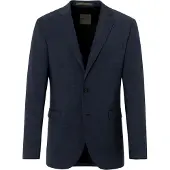 Benvenuto Design Veste de costume bleu foncé