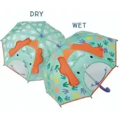 ROCK Filles, Parapluie, 3D magiškas skėtis, Dinozauras, Multicolore