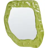 Beliani Miroir MARTYRE 57 cm 74 cm Bois Vert