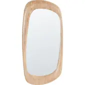 Beliani Miroir TRIZAY 57 cm 120 cm Marron