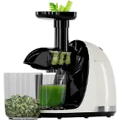 Kitchenbrothers Slowjuicer - avec réservoir à pulpe - 700ml - Beige