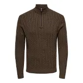 Only & Sons Pull-over 'ONSLoui' chocolat