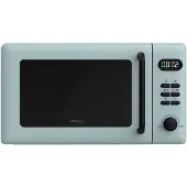 Cecotec Micro-ondes digital Proclean 5110 Blue, avec grill, 20 litres. Puissance de 700W en 6 niveaux, grill de 800W et fonction de décongélation