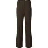 SELECTED WOMEN Pantalon à plis 'SLFRITA' brun foncé